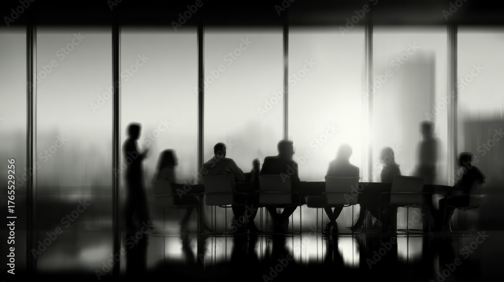 Fototapeta premium Business and finance concepts including meetings, partnerships, offices, graphs, and financial growth