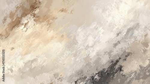 Abstract Earth Tone Brushstrokes Neutral Paint Texture for Design