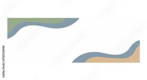 Abstract flowing wavy lines creating a visually pleasing modern design in neutral muted colors with a sense of calm and simplicity, perfect for backgrounds and creative concepts