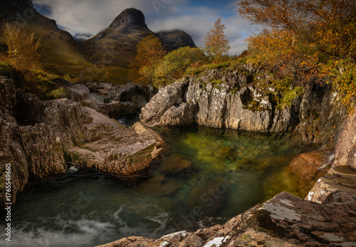 Autumn in Glencoe, Highlands, Scotland.