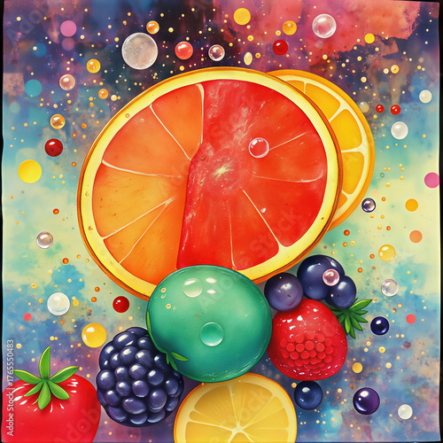 citrus fruit background