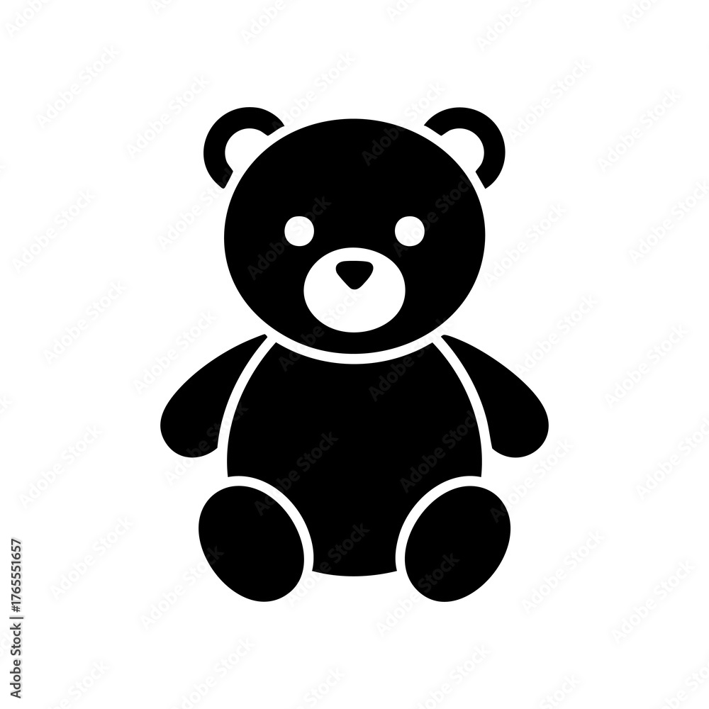 Obraz premium teddy bear icon