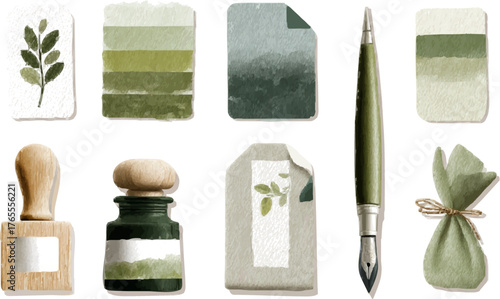 Eco-Chic Business Pack: Organic Icons for Sustainable Companies