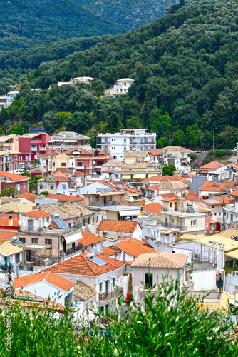 Altstadt von Parga an der griechischen Westküste (Epirus) am Ionischen Meer