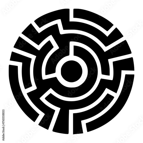 Minimalist explores the intricate circular maze, a challenging puzzle game for problem-solving and strategic thinking skills vactor