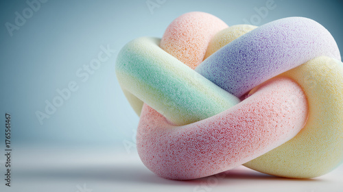 Interwoven Colorful Sponge Loops