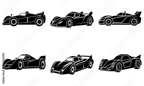 Speed Demons Unleashed Six Sleek Race Cars Ready to Roar Classic Automotive Design and Engineering Excellence Sportscar Racing Icons