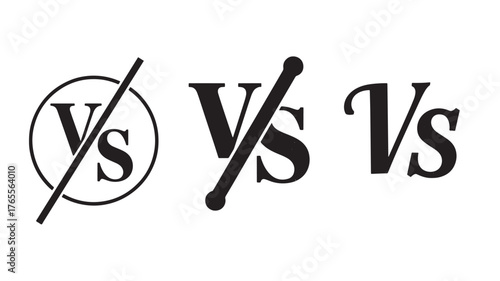Black versus symbol design with variations on transparent background silhouette