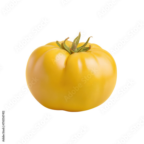 Wallpaper Mural A bright yellow tomato, a vibrant and fresh fruit, isolated on transparent background Torontodigital.ca