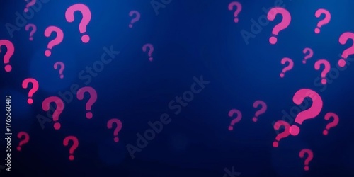 Abstract background of question marks on dark blue, question mark, question mark background