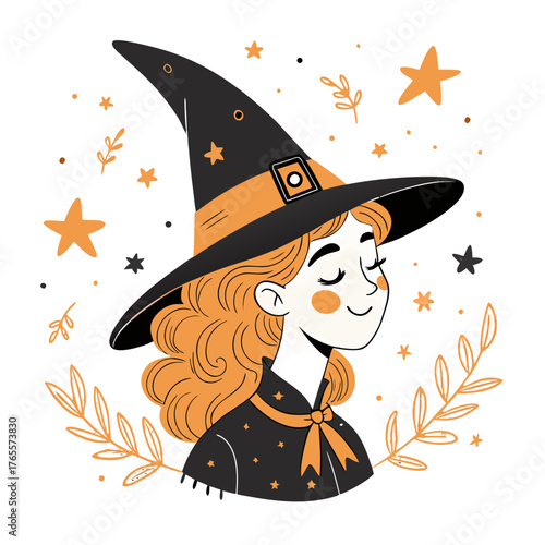 sweet witch t-shirt design