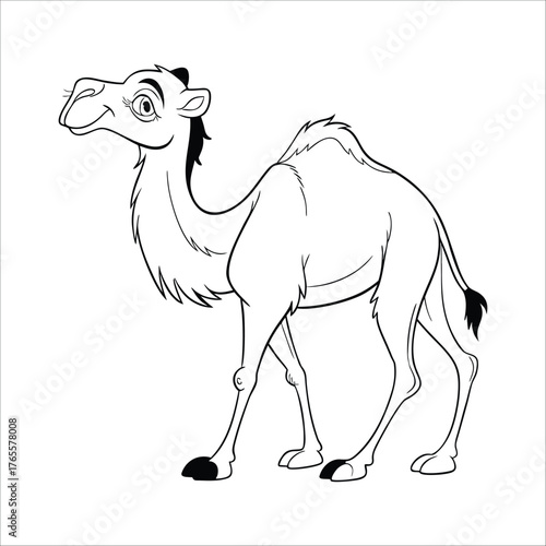 camel cartoon vector