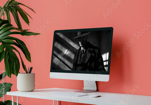 Computer Screen Mockup Template