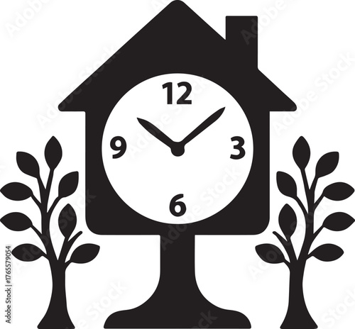 “Time lives where leaves listen.”

“A house that holds the hour.”

