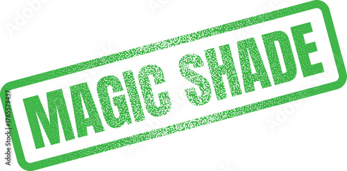 Magic Shade green rubber stamp delivers a stylish textured impression for various projects