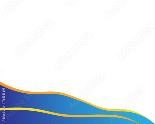 Wavy Footer Gradient