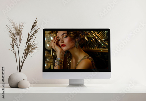 Computer Screen Mockup Template