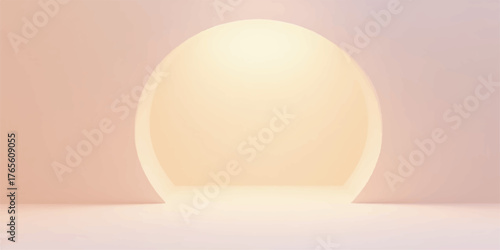 Isolated white chicken egg object on a bright background, a perfect sphere shape for breakfast or Easter illustration