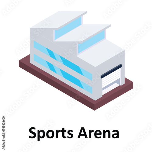 Sports Arena Vector icon which can easily modify or edit
