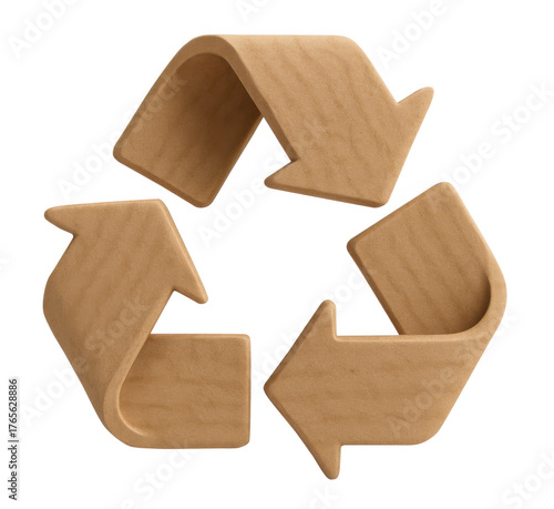 Symbole de recyclage écologique - illustration durable et moderne