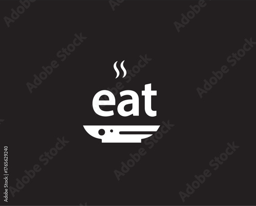 Eat plate Food Logo Icon