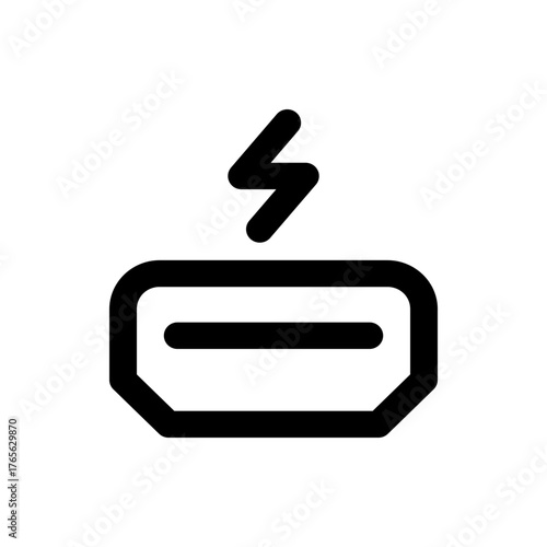 Illustration of a simple black stopwatch with a circular frame and hands indicating time measurement activity