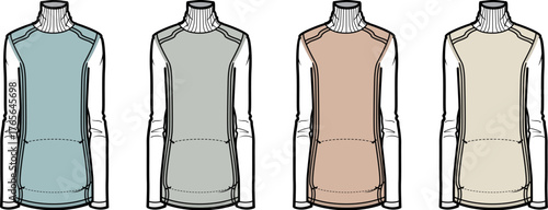 Variety of Fashion Styles for Women A Collection of T-shirts in Different Colors and Designs