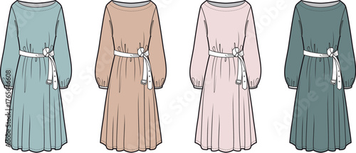 Elegant Dress Designs A Versatile Collection of Chic Styles and Colors