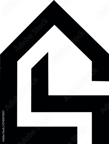 Creative house company logo symbol Vector Art, Icons, and Graphics for designers