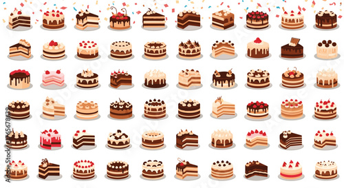 Variety of delicious cakes for any celebration or event.