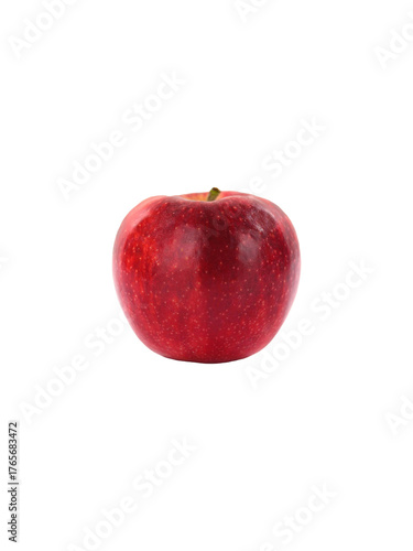 red apple isolated on white