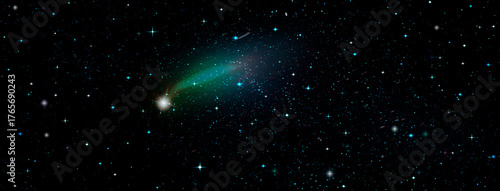galaxy in a free space.