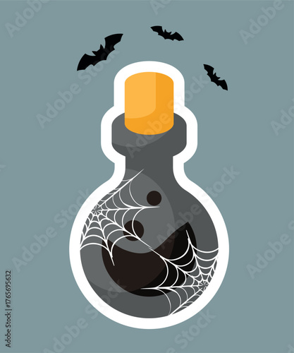 Illustration Measure with Boo and Bat, Web