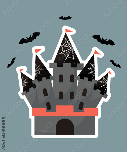 Illustration Castel Boo and Web, Bat