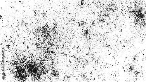 Rough black and white texture vector. Distressed overlay texture.  Abstract grunge texture. old canvas pattern textured for overlay or screen scratch effect 