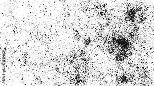 Black distressed grain texture for design use. Subtle grunge effect on white cement base grunge texture. Black and white grunge frame. rough and dirty texture wall background.