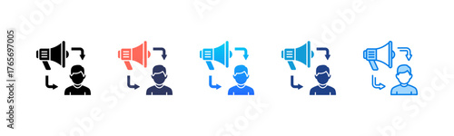 Lead Source Consistent and versatile vector icons illustrating essential concepts in various styles