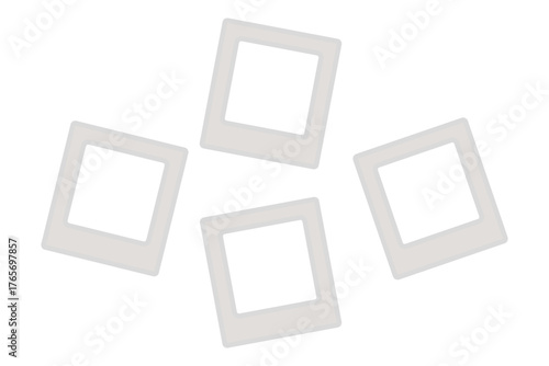 Papier peint Retro photo frames arrangement capturing cherished memories and nostalgic moment