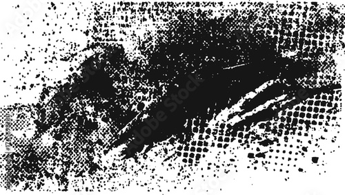 Wallpaper Mural grunge textured glitch pattern with halftone dots and distorted shapes for abstract vector background design  Torontodigital.ca