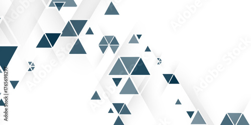 Abstract elegant triangle. White grey dark blue geometric universal background. modern design background with geometric shape. abstract graphic design banner pattern background template. Vector .	