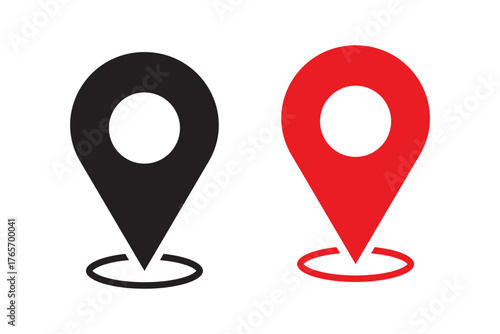 Map pin icon. location marker icon vector