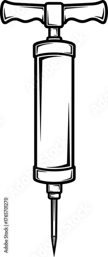 Marinating Syringe Illustration