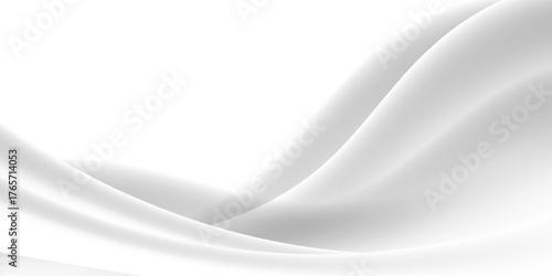 Rippled wavy milk. Beautiful background. Realistic design. Shiny silk fabric. Vector illustration. eps10