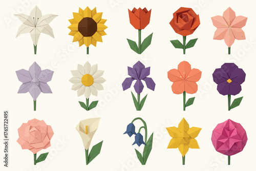 Origami Flowers Collection Paper Craft