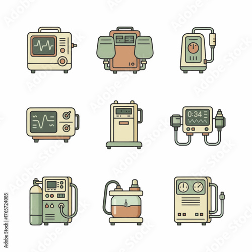 Healthcare Medical Equipment Technology Devices Collection