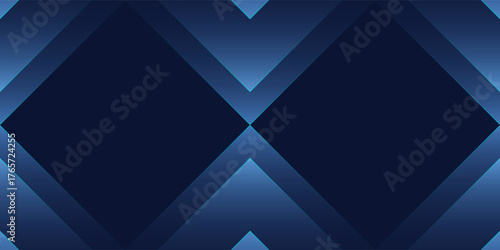Dynamic convergence of geometric blue arrowheads for sleek digital background, highlighting symmetrical precision with a luminous depth and a modern, technological aesthetic