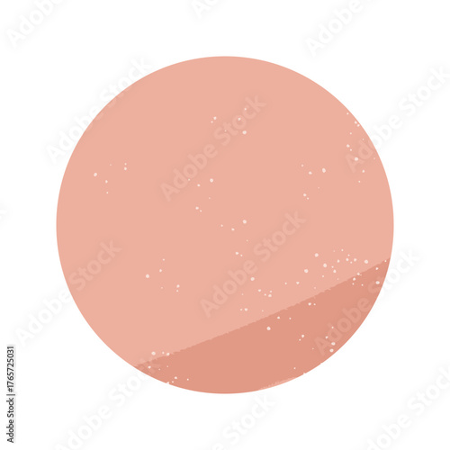 Minimalist Pink Circle with Subtle Texture.