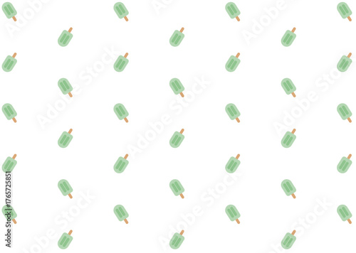 アイスキャンディの壁紙（グリーン）