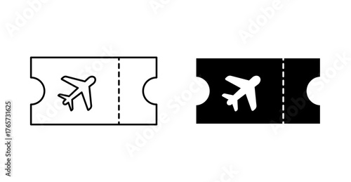 plane ticket icon