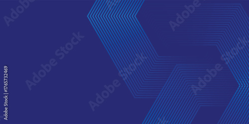Abstract Hexagon Blue Tech Finance Fintech Background Abstract Pixel Pattern. vector pattern background